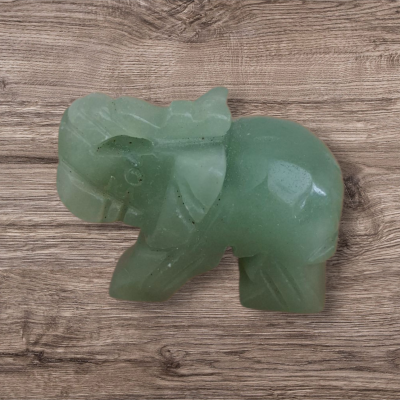 Groene aventurijn olifant