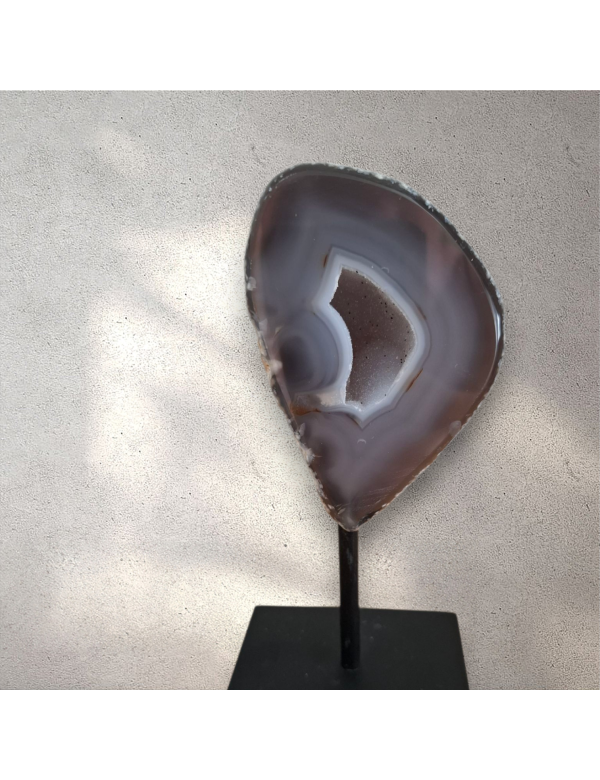 Agaat geode op standaard Agaat geode op standaard