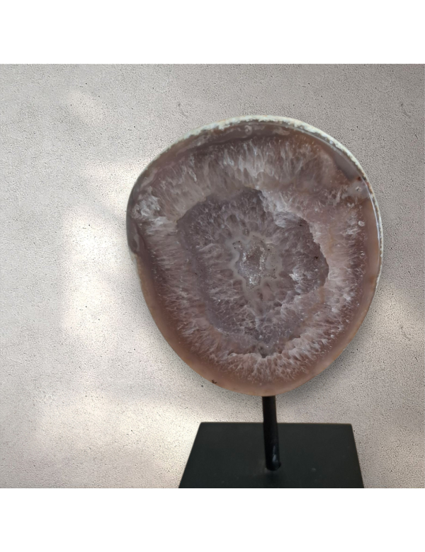 Agaat geode op standaard Agaat geode op standaard