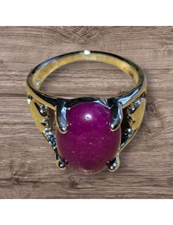 Zilverkleurige kwarts 2 ring maat 14