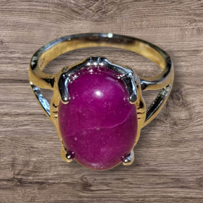 Zilverkleurige kwarts ring maat 14