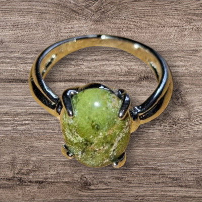 Zilverkleurige unakiet ring maat 19
