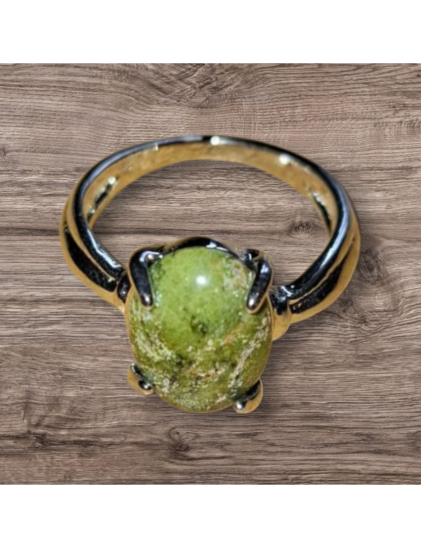 Zilverkleurige unakiet ring maat 19